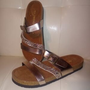 Women's Rose Gold Sandals